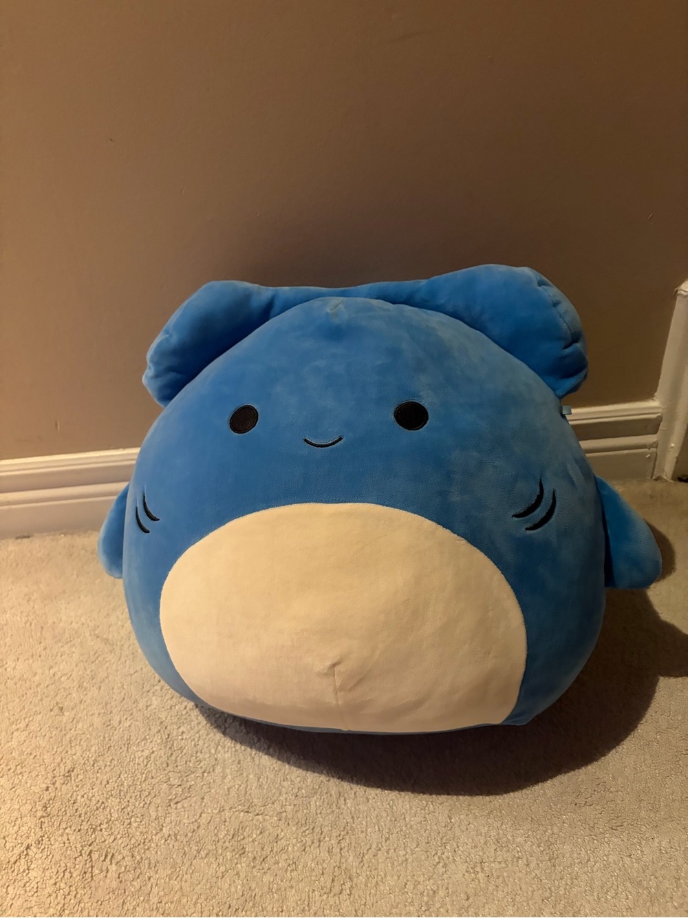 Squishmallow blue 14”